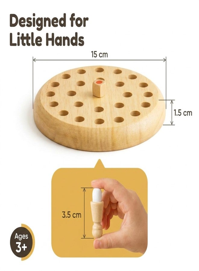 RECRISRA Wooden Color Memory Chess Game for Kids 3+ - Memory Match Stick Board Game, Montessori Educational Brain Puzzle Toy for Boys, Girls & Adults, Family Learning & Fun Game - Image 5