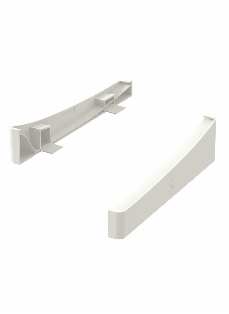 KASTWAVE - Horizontal Stand for Playstation 5, Desk Stand Compatible with Playstation 5 Disc, Console Lay Down Stand for PS5, Minimalist Design, White - Image 1