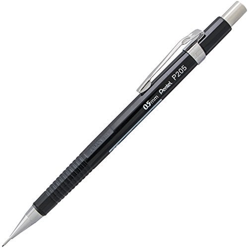 Pentel Sharp Mechanical Pencil 05mm Fine Line Black Barrel Pack of 4 P205PF4A - Image 3