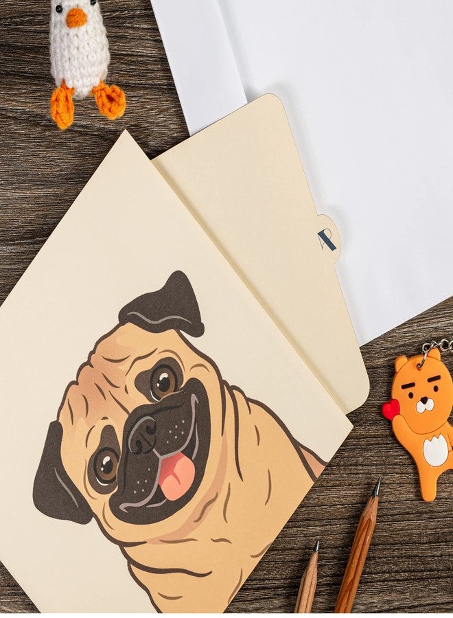 Rykamia Pug Pop Up Card, Blank Pug Card, Pug Birthday Card, Father's Day Pug Card, Card for Dog Mom, Pug Gift for Pug Lovers, Card for Pug Fan, Pug Thank You Card, Pug 3D Card, Pug Greeting Card - Image 2