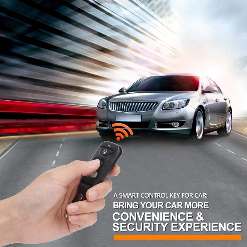 كلاراكو نظام دخول بدون مفتاح، نظام قفل وفتح أبواب السيارة العالمي مع جهاز تحكم عن بعد، قفل مركزي للسيارة، طقم دخول بدون مفتاح مع 4 مشغلات قفل الأبواب - Image 2