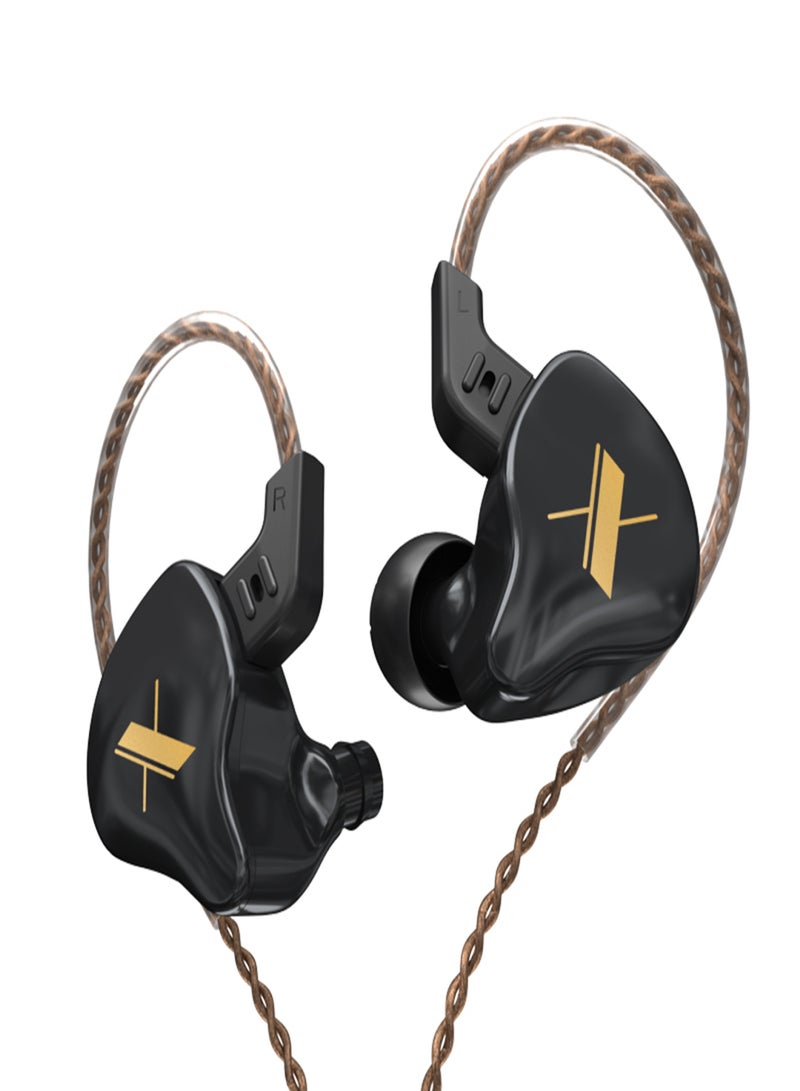 KZ EDX Customized Heavy-Bass Earphone In-ear Headphone with Stereo Stage Sound Noise Cancelling Wired Earbuds with Detachable Cable for Smartphones Music Player PC Tablet (No Mic) - Image 1