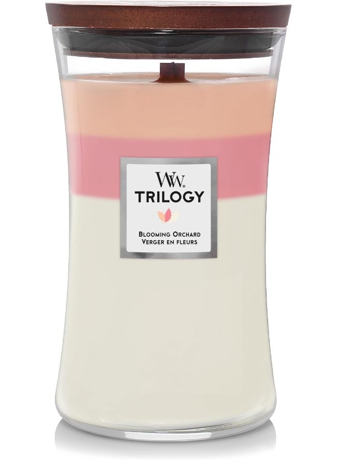 WoodWick WoodWick Scented Candle Large Trilogy Blooming Orchard  - Image 1