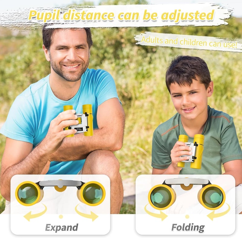 USCAMEL Binoculars Kids and Adults, 8×21 Compact High Powered Binoculars Travel Binocular for Bird Watching and Hunting - Image 5