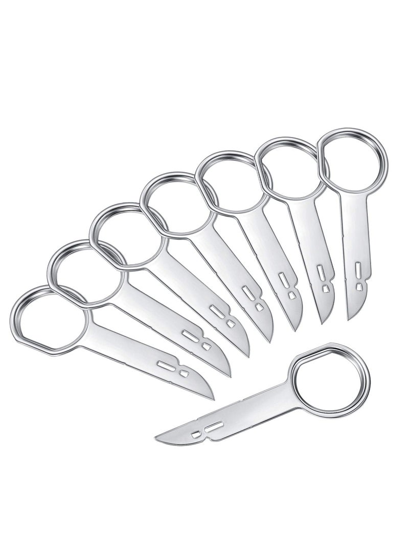 Excefore Radio Removal Tool Key Tool, Car Radio Removal Key Tool, CD, DVD Host Key Removal Tool, with Easy Grip Handles, Compatible With Volkswagen, Ford, Mercedes and Audi (8 Pcs)  - Image 1
