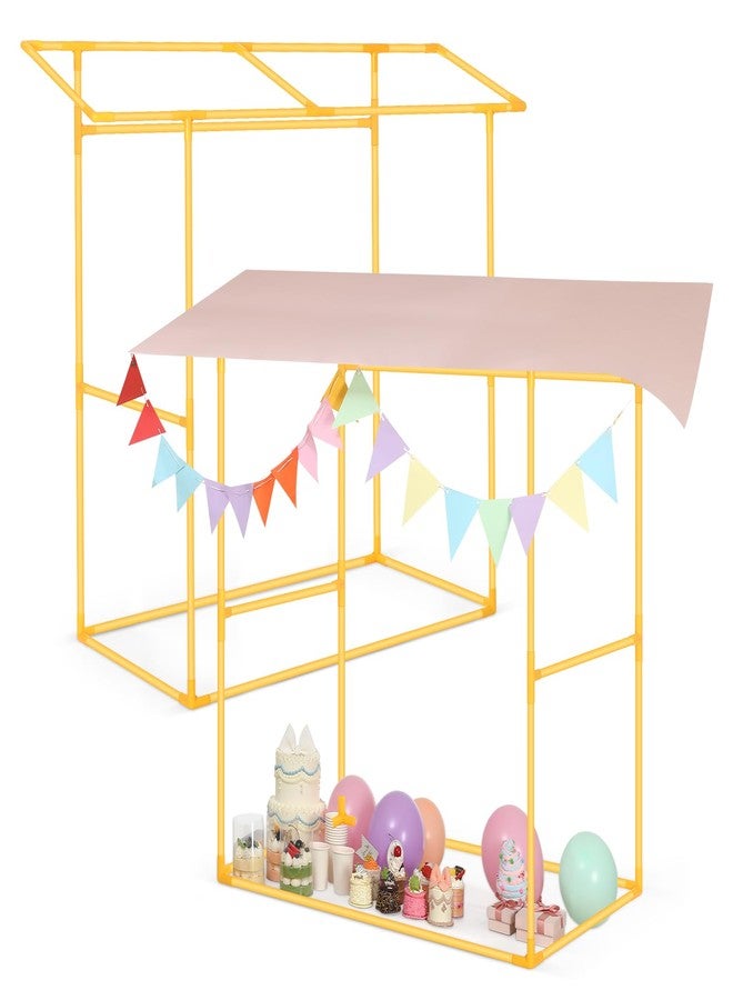 Amyhill Tabletop Tent Base Set for Hawaiian Banquet Ice Cream Table Cabin Graduation Day Party Summer Event Snack Theme Carnival Scene Decoration - Image 1