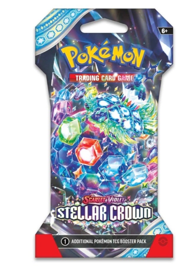 Pokemon TCG: Scarlet & Violet-Stellar Crown Sleeved Booster Pack (10 Cards)