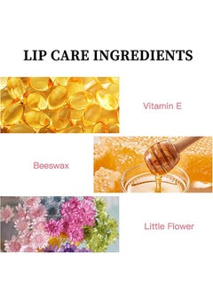 ibcccndc Flower Color Changing Lip Oil, Clear Lip Gloss, High-Shine Clear Temperature Color Change Lip Stain Lip Balm, Moisturizing Lip Oil Gloss Tinted For Lip Care And Dry Lips(Pink Flowers)  - Image 5
