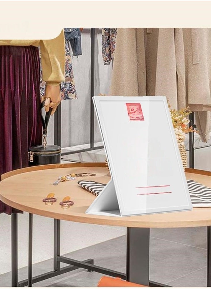 Eckek  Paper Made Slanted Sign Holder, Menu Displays Sign Stand A4/A5/A6