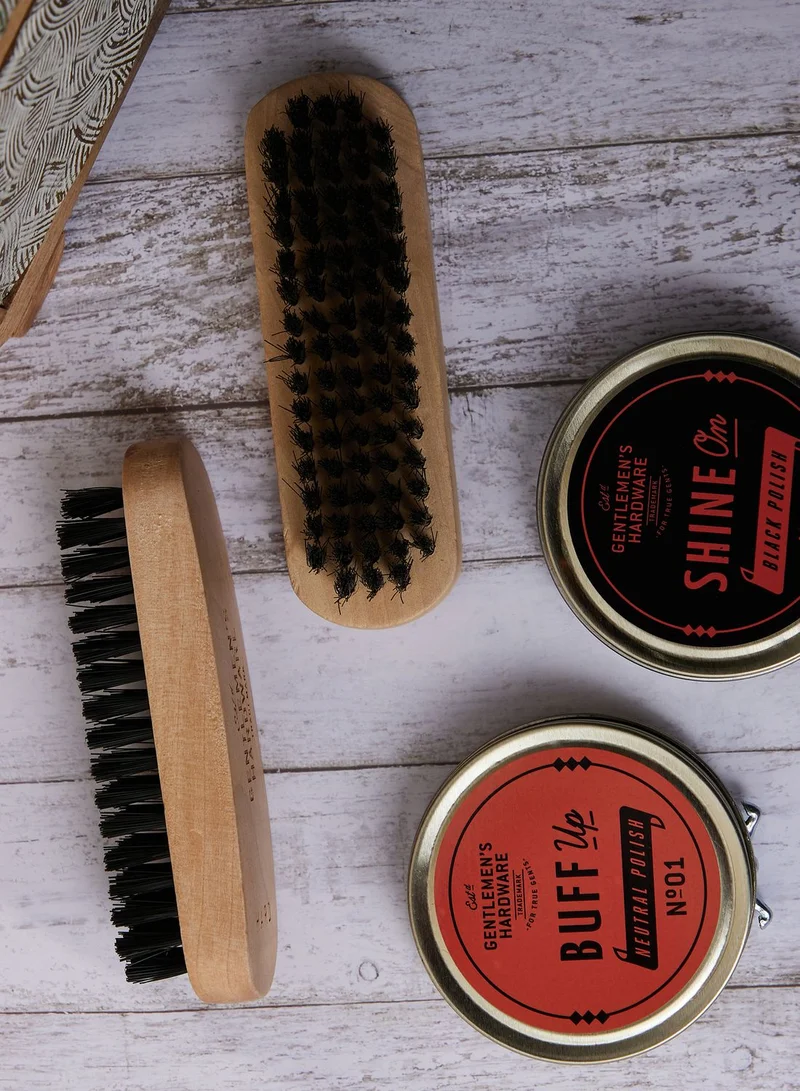 GENTLEMEN'S HARDWARE Canvas Shoe Shine Kit