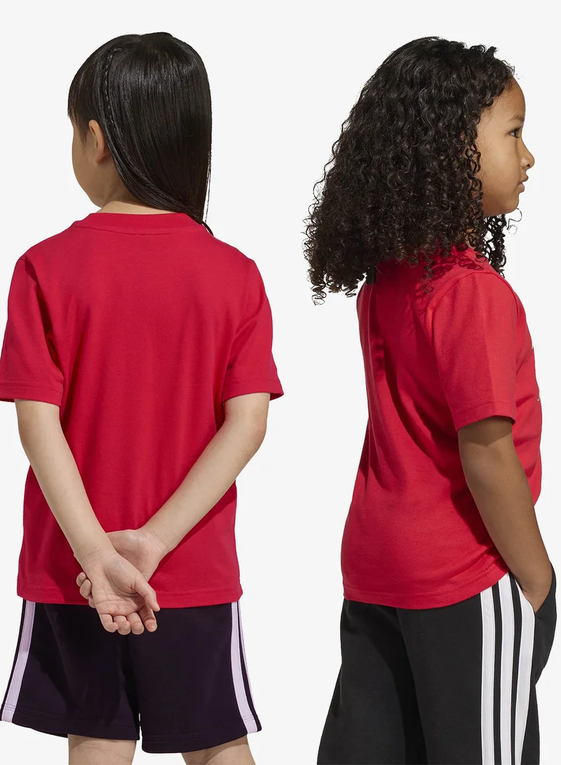 اديداس تيشيرت أطفال برسومات كرة القدم