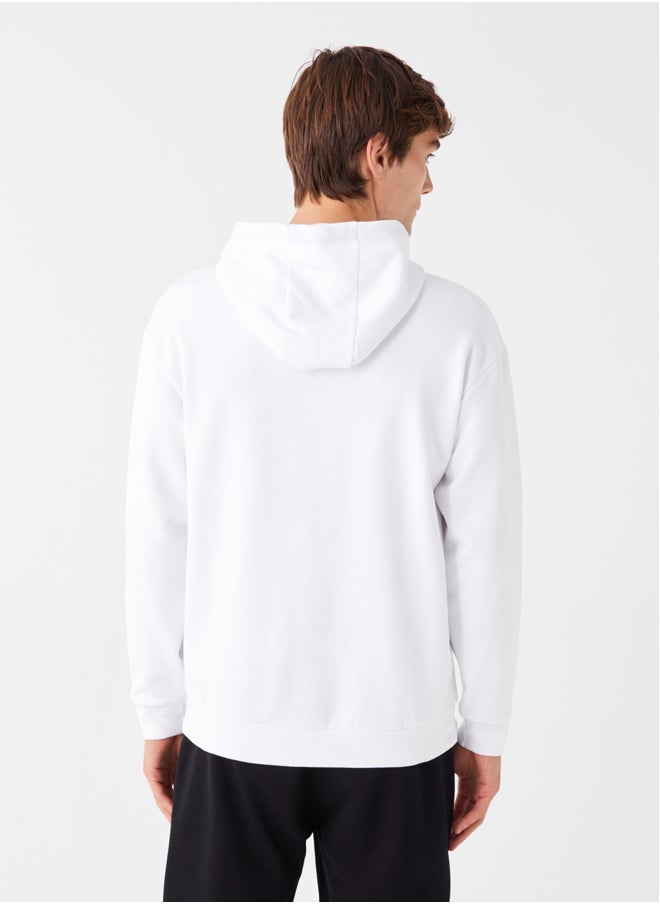 LC WAIKIKI Hooded Long Sleeve Printed Men's Hoodie  - Image 5