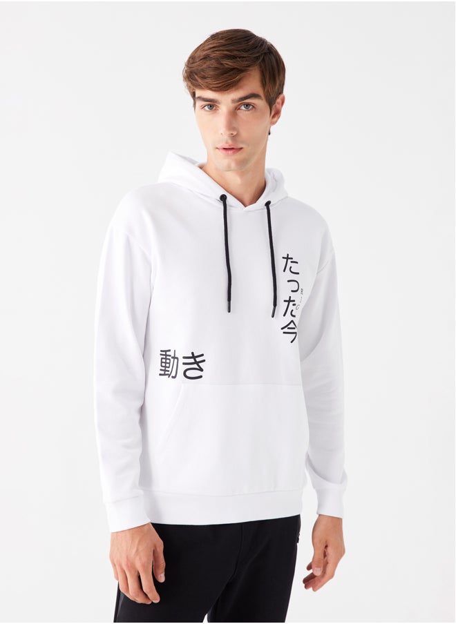 LC WAIKIKI Hooded Long Sleeve Printed Men's Hoodie  - Image 2