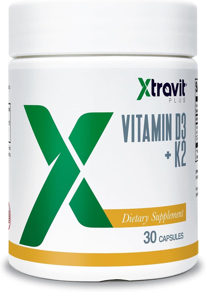 Xtravit Vitamin D3 K2 Capsules for Men and Women - Image 1