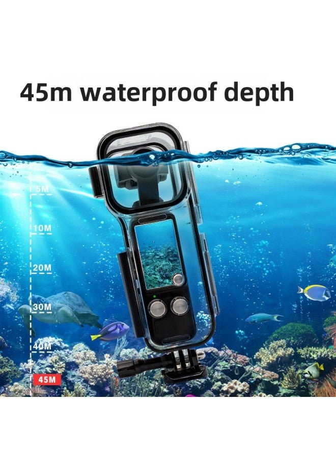 Applicable To Dajiang Pocket3 Waterproof Shell Filter Multifunctional Accessories Handheld Stabilizer Glass Protective Shell-Color:DJI Pocket 3 Dive Red Filter  - Image 5