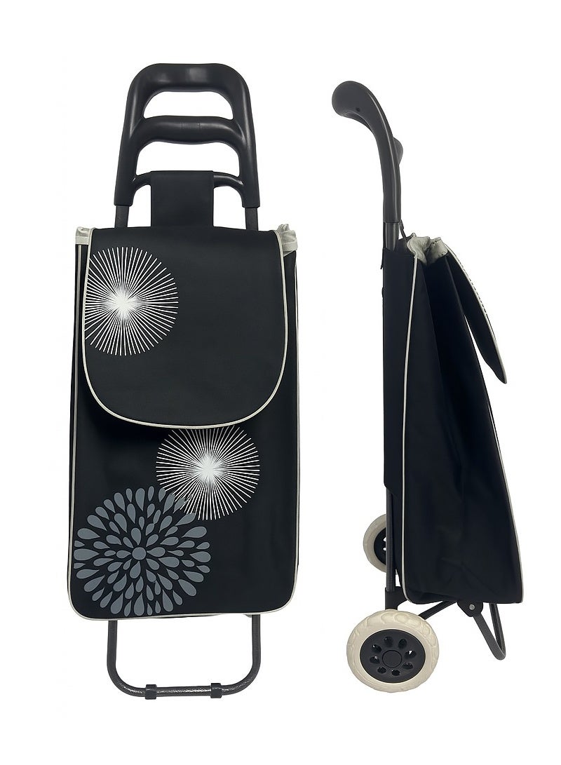 AGD Foldable Shopping Cart with Modern and Durable Design, Wheels, and Large Storage Capacity, for Outdoor Activities - Image 5