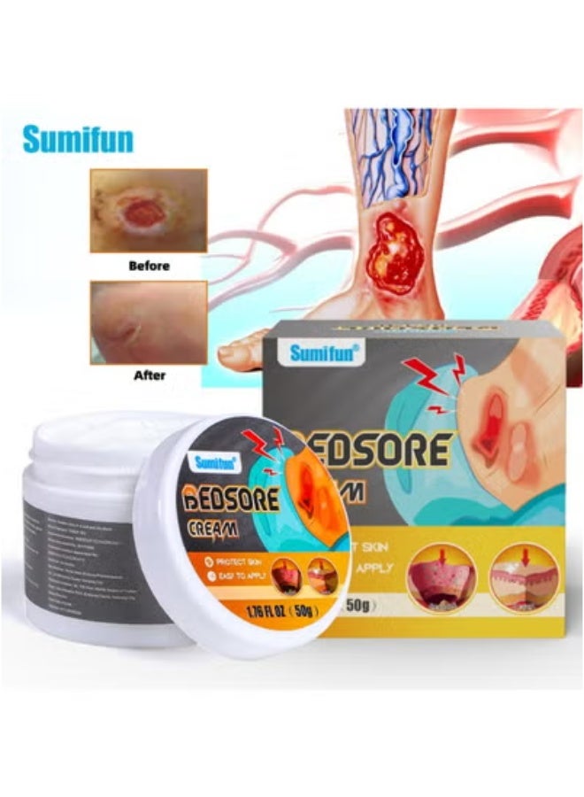 Sumifun Bedsore cream,Fast Penetration for Deep Skin Reach,Herbal Essence for Gentle 50g - Image 4