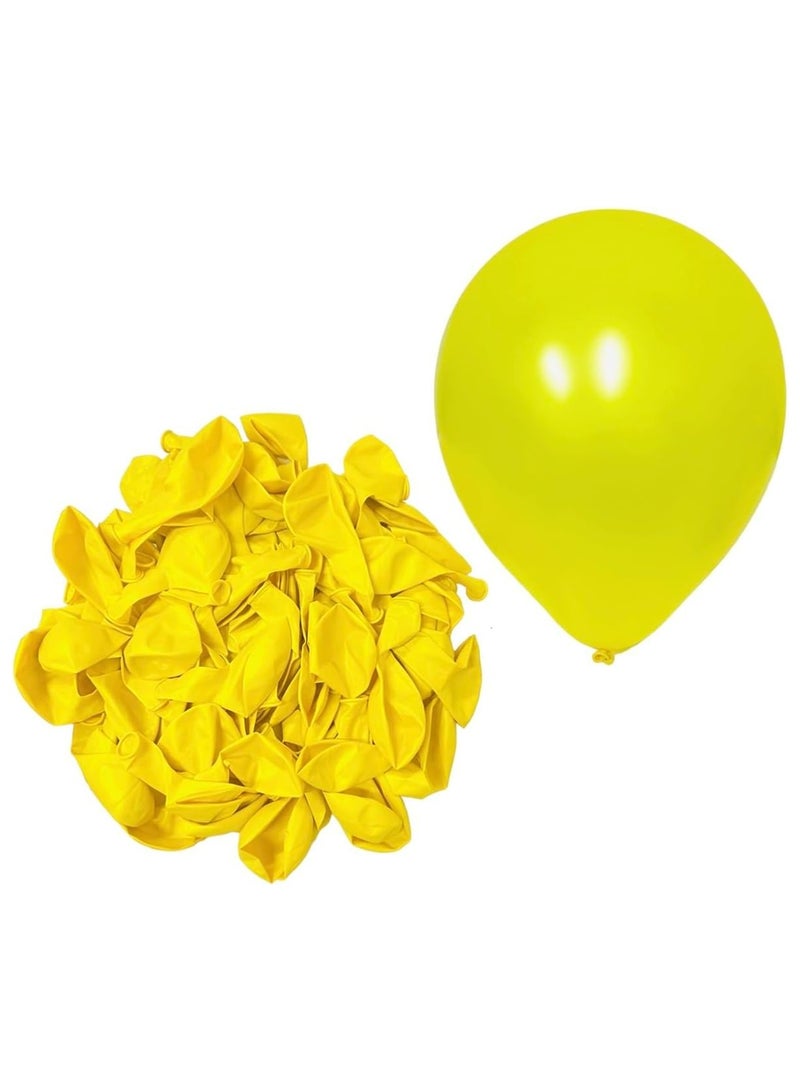 Balloons Yellow Color 40Pcs Natural Rubber Latex 12inch METALLIC Quality Yellow Balloons - Image 1
