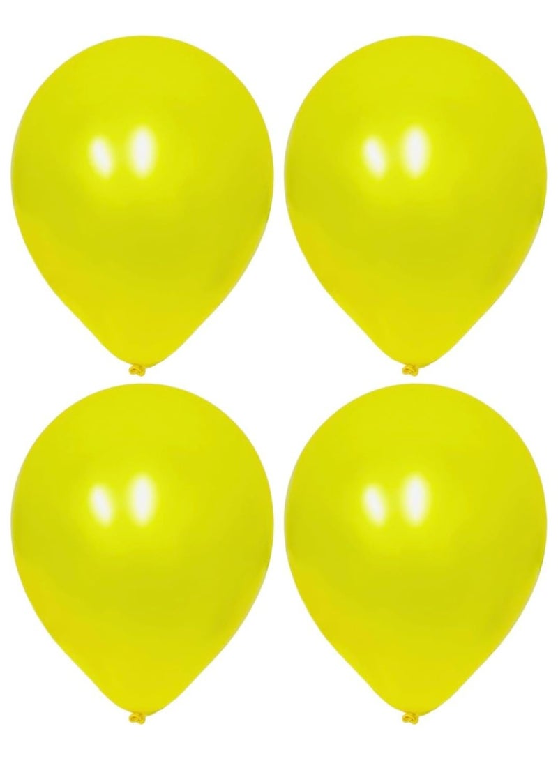 Balloons Yellow Color 40Pcs Natural Rubber Latex 12inch METALLIC Quality Yellow Balloons - Image 2