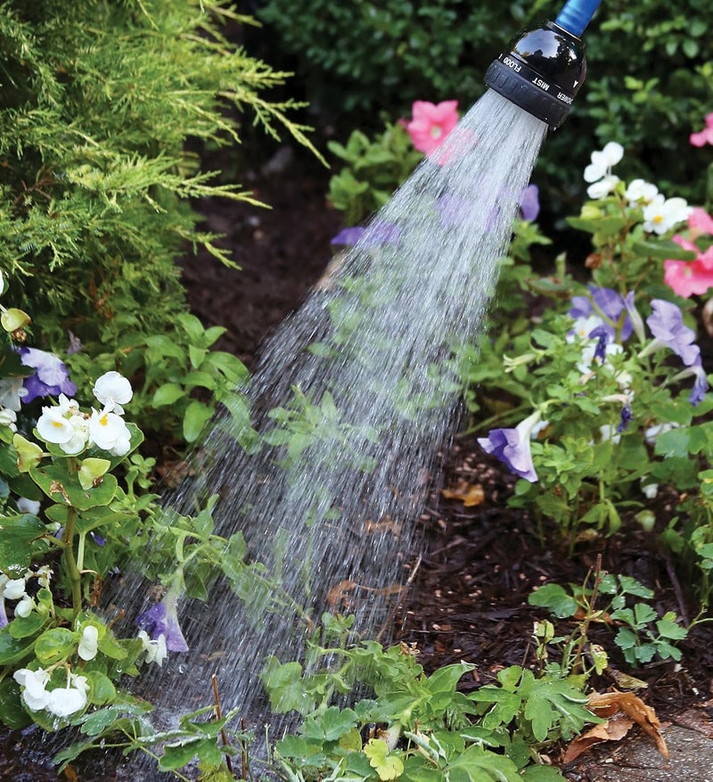 Dramm Rain Select Spray Head Only with Quick Click 9 Pattern Adjustable Choices for Watering Seedlings to Flowers Vegetables Plants Shrubs Black - Image 2