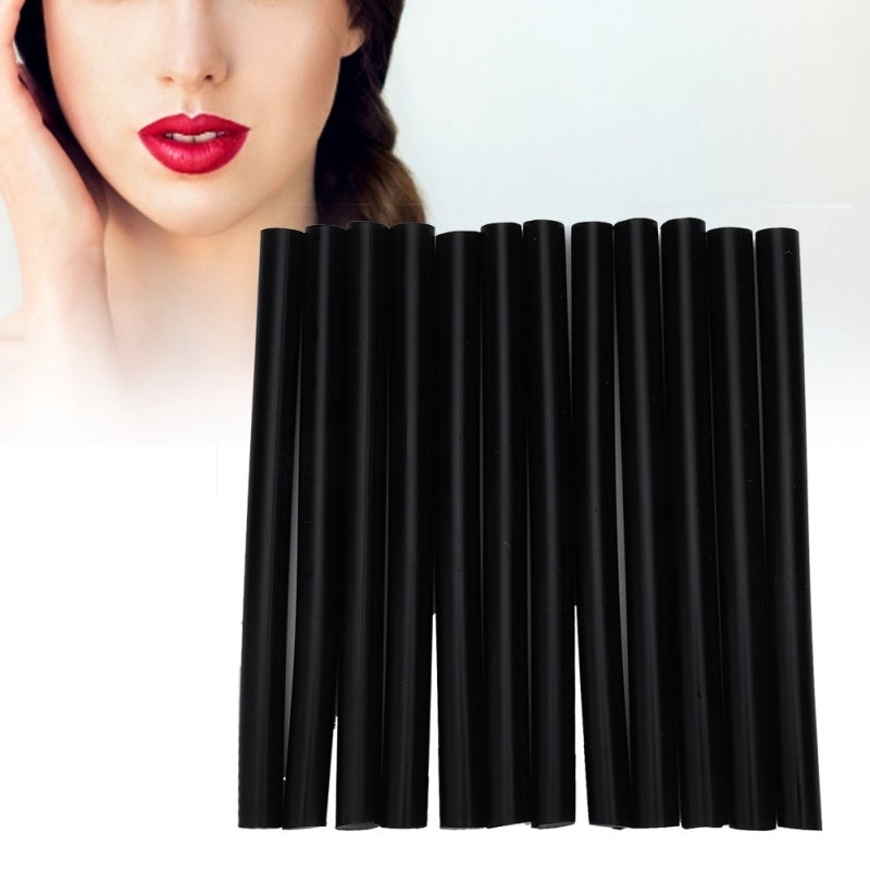 Hot Melt Glue Sticks Black Non-Toxic Strong Adhesive - Fast Curing Professional Adhesive Sticks for Wig Hair Extension And Multi-Surface Bonding - Image 5