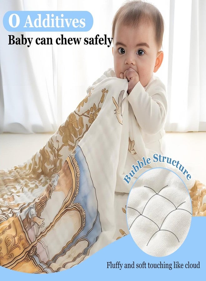 TinyTotsJoy Baby Bath Towels, Super Soft Cotton Receiving Blanket for Baby's Delicate Skin,Swaddle Blanket for Newborns Toddlers Boy Girl,Baby Registry as Shower - Image 3