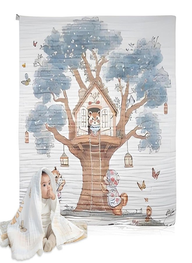 TinyTotsJoy Baby Bath Towels, Super Soft Cotton Receiving Blanket for Baby's Delicate Skin,Swaddle Blanket for Newborns Toddlers Boy Girl,Baby Registry as Shower - Image 1