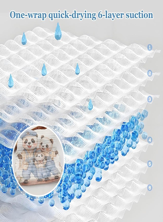 TinyTotsJoy Baby Bath Towels, Super Soft Cotton Receiving Blanket for Baby's Delicate Skin,Swaddle Blanket for Newborns Toddlers Boy Girl,Baby Registry as Shower - Image 4