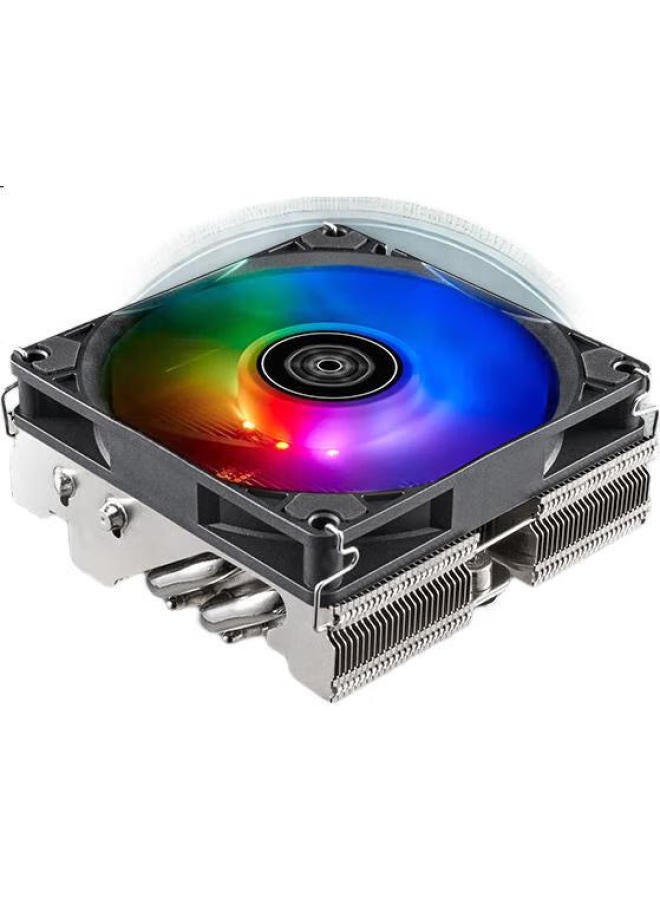 SilverStone مبرد وحدة المعالجة المركزية سيلفرستون داون-بريشر Hyh90 (يدعم AMD AM5، إنتل 1700، منصات متعددة/أربعة أنابيب حرارية/متوافق مع صناديق ITX/مروحة PWM) - Image 2