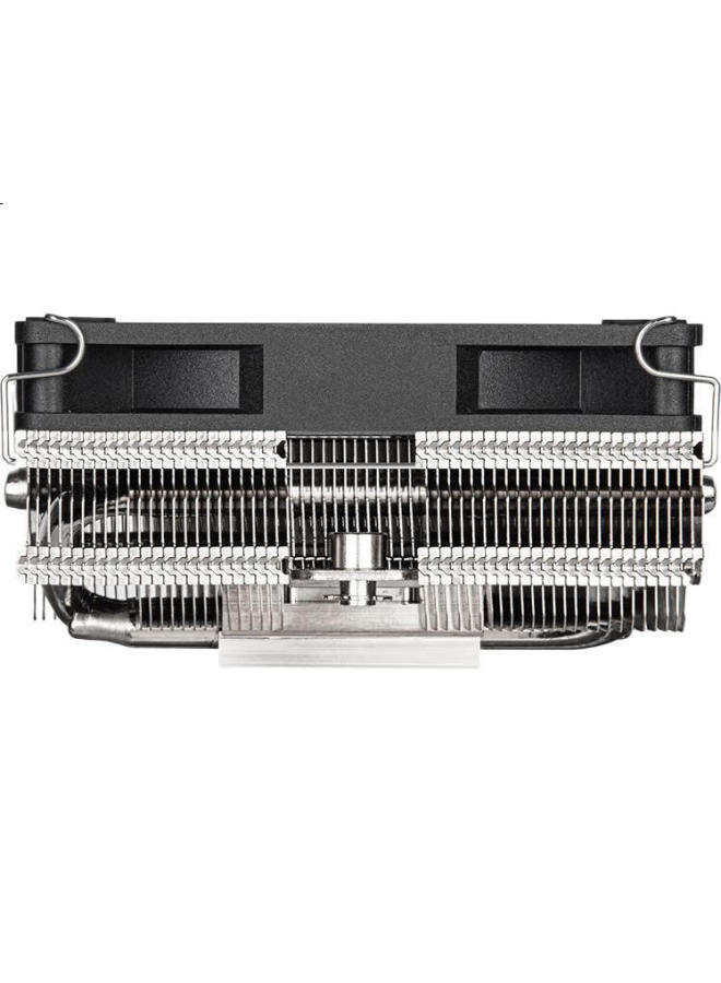 SilverStone مبرد وحدة المعالجة المركزية سيلفرستون داون-بريشر Hyh90 (يدعم AMD AM5، إنتل 1700، منصات متعددة/أربعة أنابيب حرارية/متوافق مع صناديق ITX/مروحة PWM) - Image 1