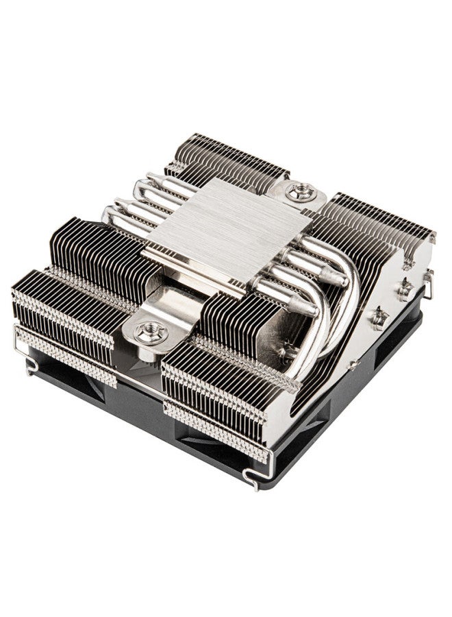 SilverStone مبرد وحدة المعالجة المركزية سيلفرستون داون-بريشر Hyh90 (يدعم AMD AM5، إنتل 1700، منصات متعددة/أربعة أنابيب حرارية/متوافق مع صناديق ITX/مروحة PWM) - Image 5