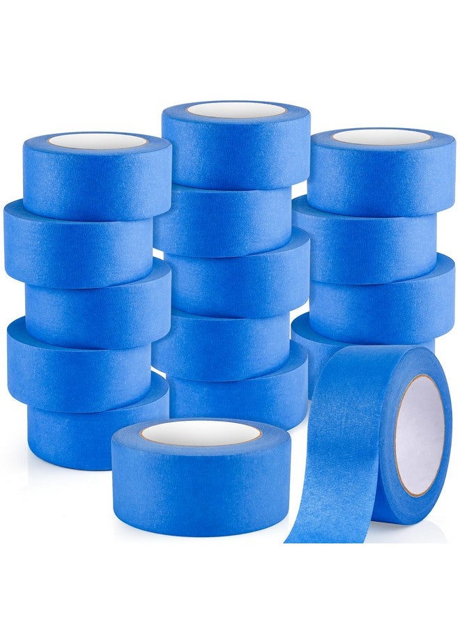 NEOACT 16 Rolls Painters Tape 2 Inch Wide,Multi-Surface No Residue Blue Masking Tape For Walls Painting,Packing,Labeling,Diy Crafts,2 Inch X 55 Yards(880 Yards Total)  - Image 1