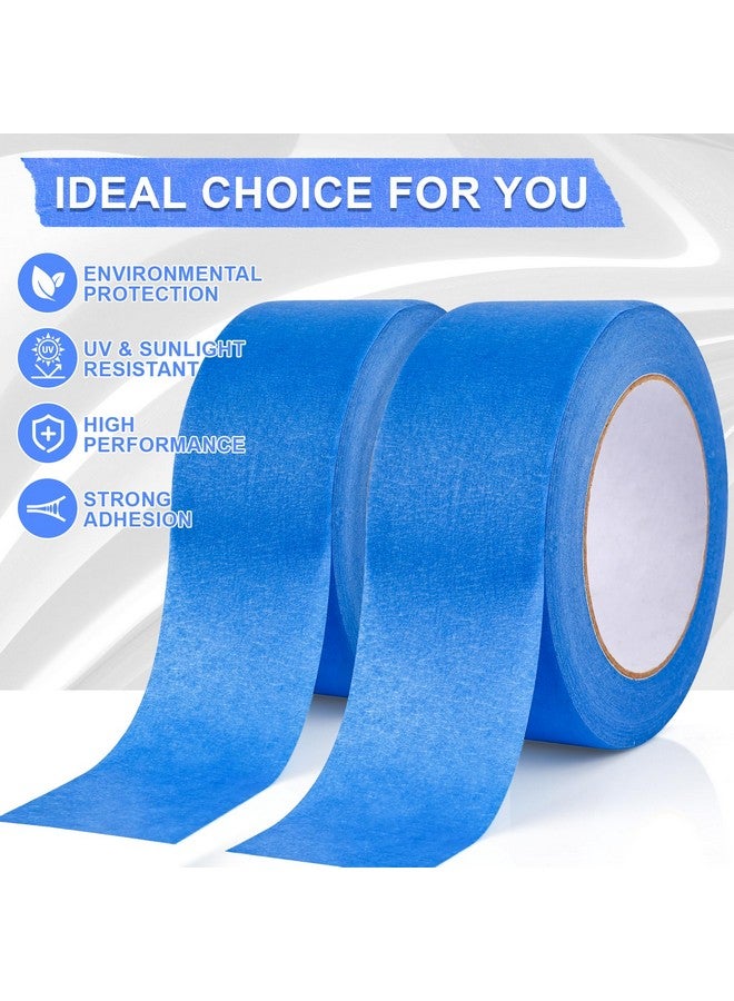 NEOACT 16 Rolls Painters Tape 2 Inch Wide,Multi-Surface No Residue Blue Masking Tape For Walls Painting,Packing,Labeling,Diy Crafts,2 Inch X 55 Yards(880 Yards Total)  - Image 3