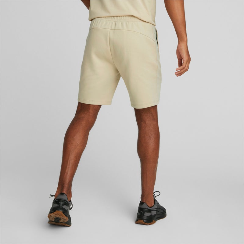 PUMA EVOSTRIPE Mens Beige Shorts - Image 2