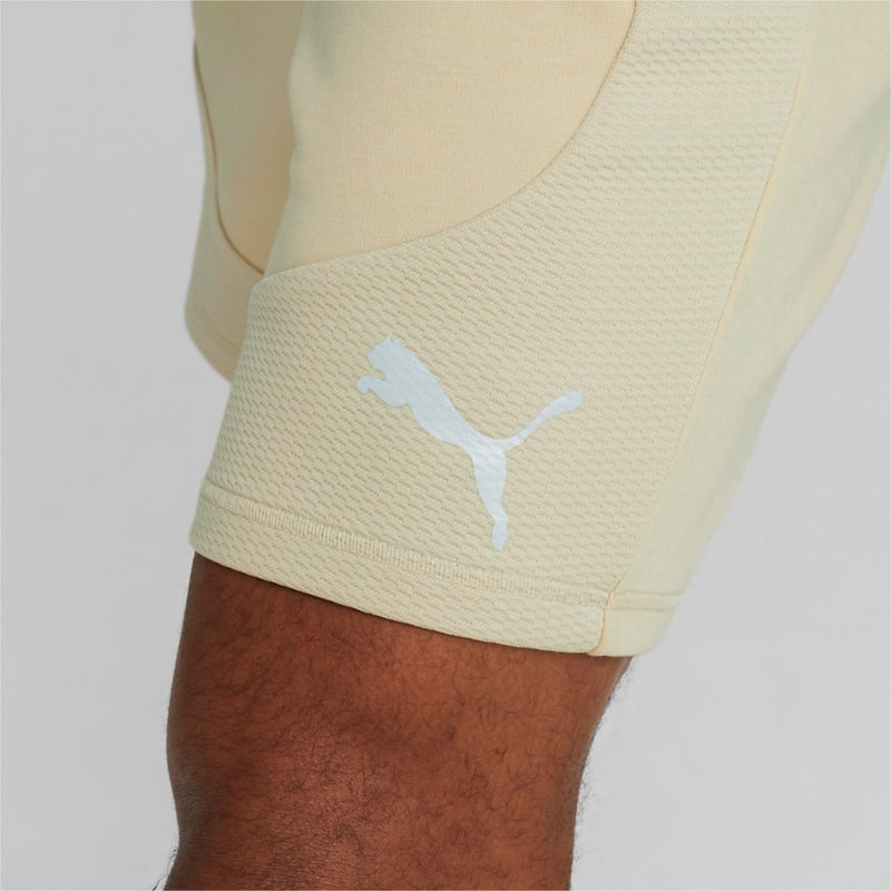 PUMA EVOSTRIPE Mens Beige Shorts - Image 4
