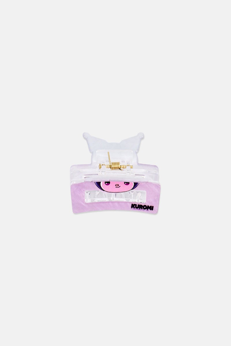 Sanrio Kuromi Hair Claw Clip, Lavender - Image 1