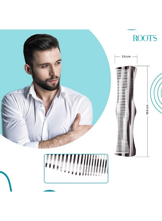 Roots Roots - Yoga Comb For Men And Women - Stylish Hair Wavy And Flexible body adapts Combs - Flexible Effectively Detangle And Smoothes Hair Comb - Module No. YC2 - Image 4