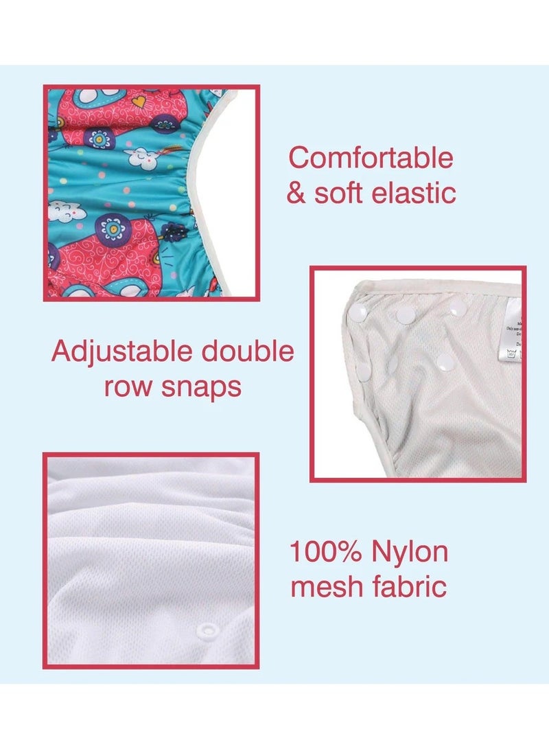 Polka Tots Polka Tots Reusable Swim Diaper - Car  - Image 4