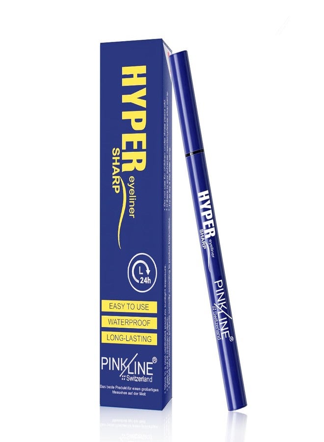بينك لاين قلم تحديد العيون السائل بينكلاين إبيك إنك لاينر بيرفكت بوينت بلس، يدوم طويلاً، مقاوم للماء، برأس فرشاة، سريع الجفاف، مقاوم للتلطخ، دقيق للغاية، أسود - Image 2