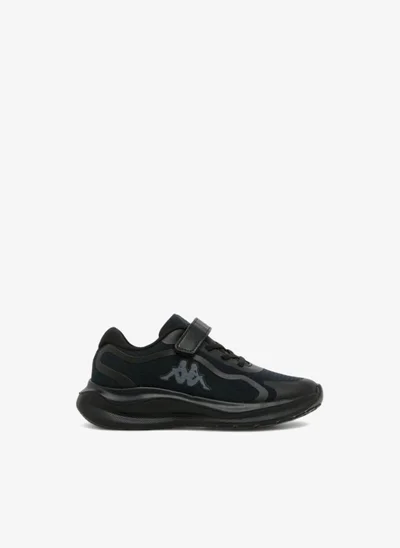 Kappa Girls' Logo Print Sports Shoes with Hook and Loop Closure