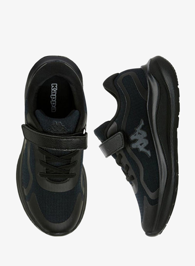 Kappa Girls' Logo Print Sports Shoes with Hook and Loop Closure - Image 3