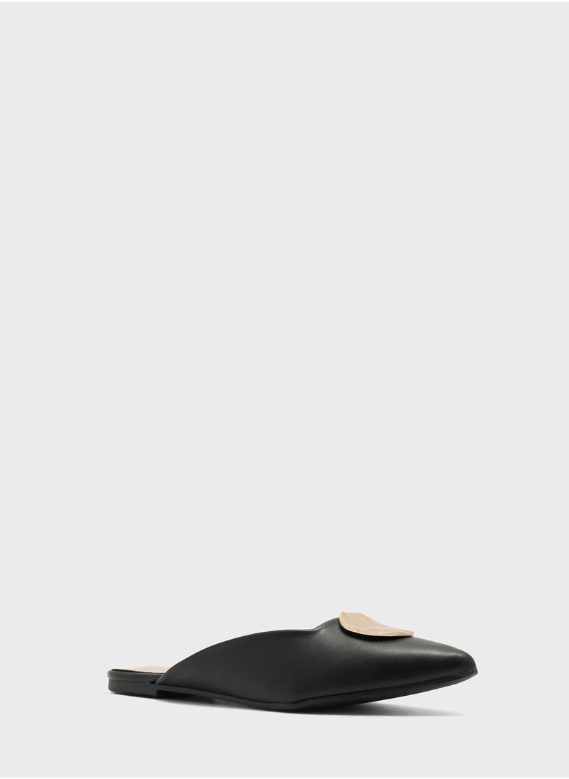 Vincci - Pointed Toe Flat Sandals - Image 1