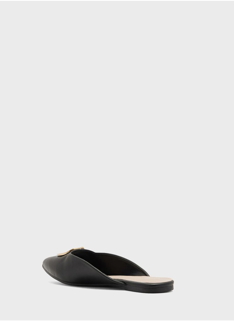 Vincci - Pointed Toe Flat Sandals - Image 1