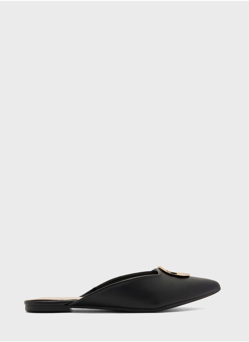 Vincci - Pointed Toe Flat Sandals - Image 1