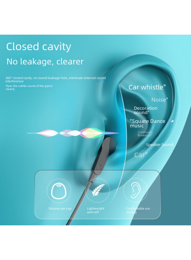 One-touch Closing Of The Conference Online Class Call, Microphone Headset, Trembles Anchor Call Is Suitable For Huawei OPPO Xiaomi Viv-Color:3.5 Head  Carton Packaging + Audio Line - Image 4