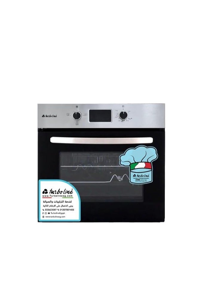 Turboline Turboline Built In Oven 60 cm Full Safety Auto Ignition 67 Liter TL3K66G3D Digital Display 