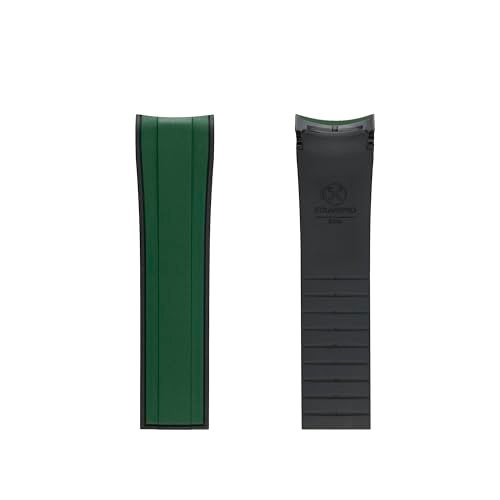 INO Design StrapXPro (SX1A) 22mm Watch Bands Men's Rubber Watch Strap Replacement for Seiko 5 Sports SKX Series Dive Watches, 5KX/SRPD & New GMT Series, Curved End Watchband for SRPD51, SRPD53, SRPD55K1, SRPD59K1, SSK017, SSK019, etc. - Image 2