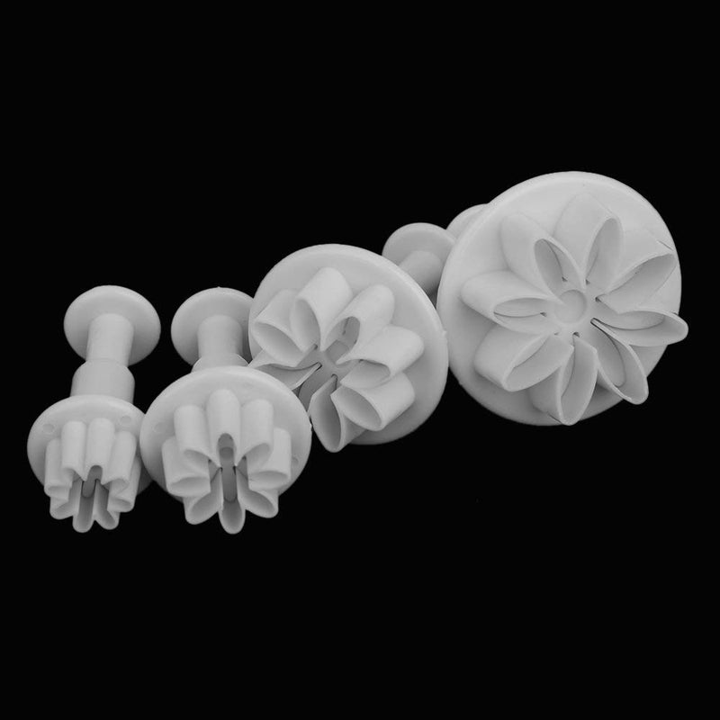 Zuoyou 33 Piece Fondant Cake Cookie Plunger Cutter Sugarcraft Flower Leaf Butterfly Heart Shape Decorating Mold DIY Tools - Image 5