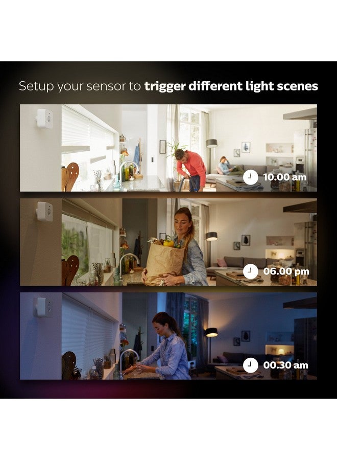 Philips Hue Motion Sensor - Exclusively for Philips Hue Smart Lights - Requires Hue Bridge - Easy, No-Wire Installation - Image 3