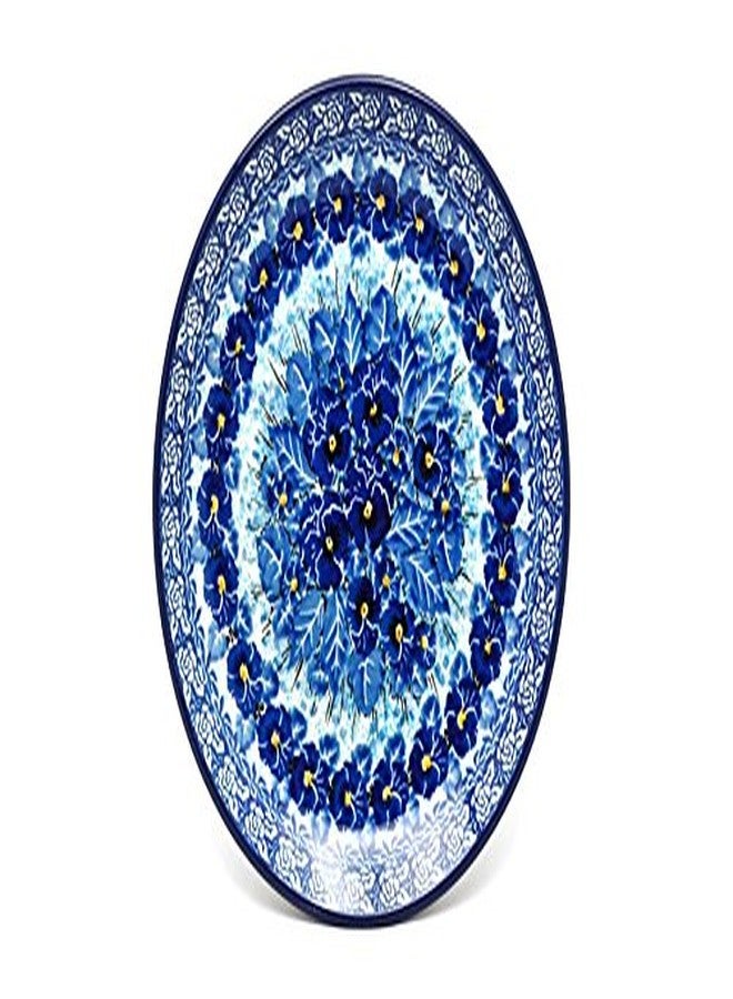 Polish Pottery Gallery Polish Pottery Plate - Salad/Dessert (7 3/4") - Unikat Signature U3639 - Image 1